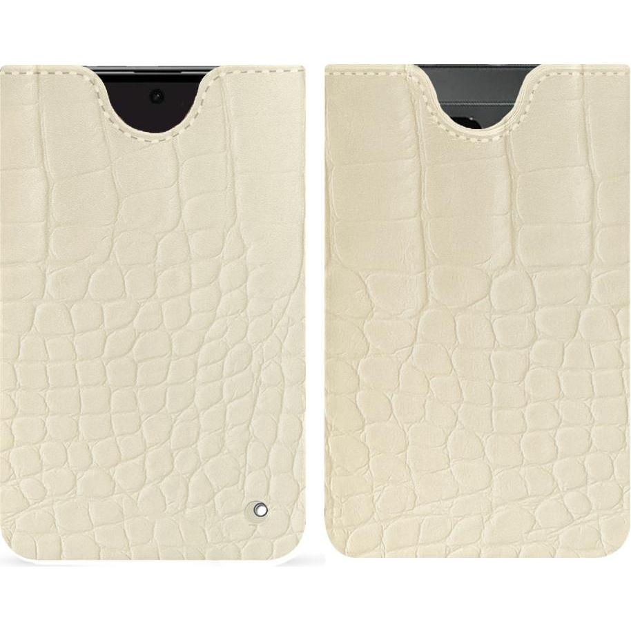 Thumbnail - Noreve Lederschutzhülle (Google Pixel Fold), Smartphone Hülle, Beige