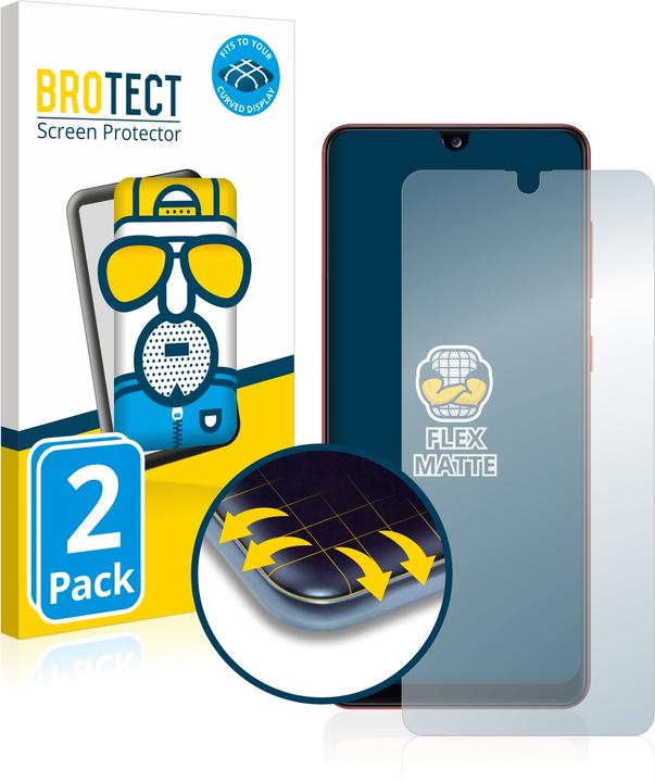 Actual product image BROTECT Full-Cover Protector Matte (2 pcs., Samsung Galaxy A31)