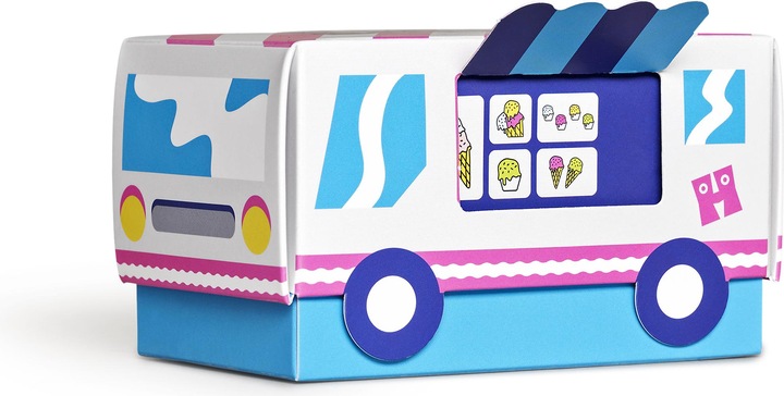 Actual product image Happy Socks Ice Cream Gift Set (pack of 3, 33 - 35)