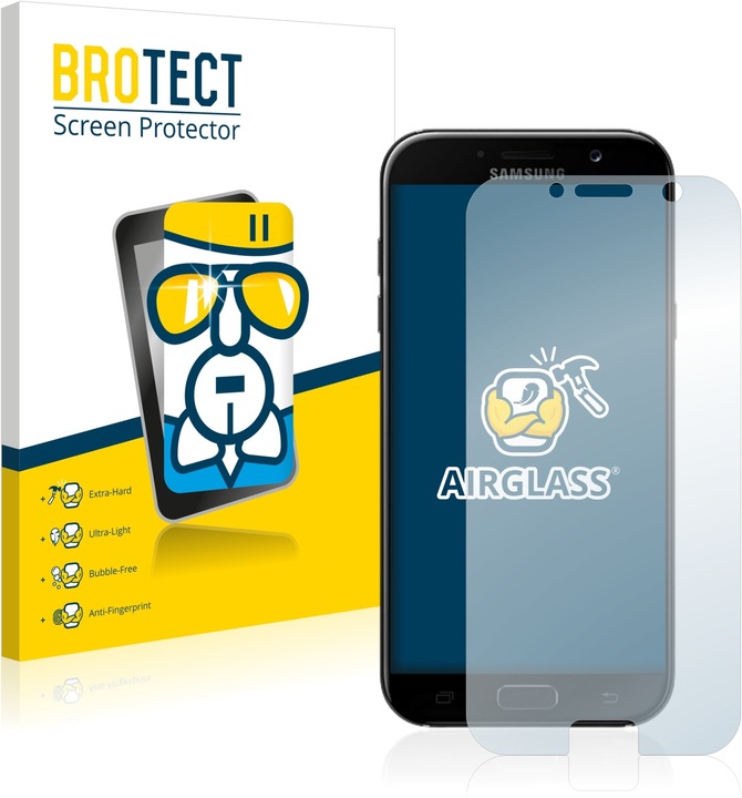Actual product image BROTECT AirGlass Glass (1 Piece, Samsung Galaxy A7 (2017))