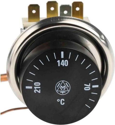 Actual product image RS PRO Capillary thermostat SPDT 40-210°C