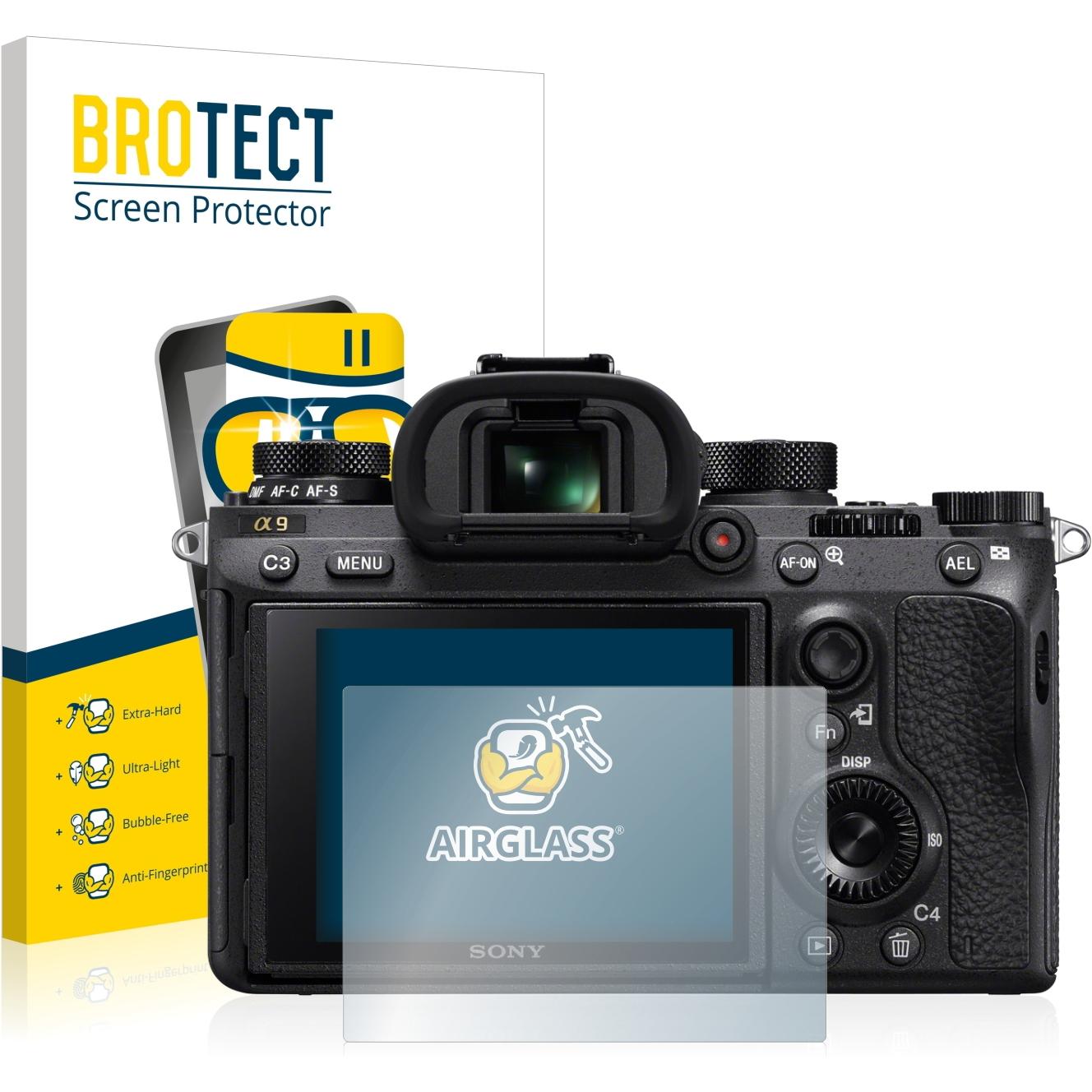 BROTECT AirGlass Panzerglasfolie (Displayschutz, Alpha 9), Kameraschutz