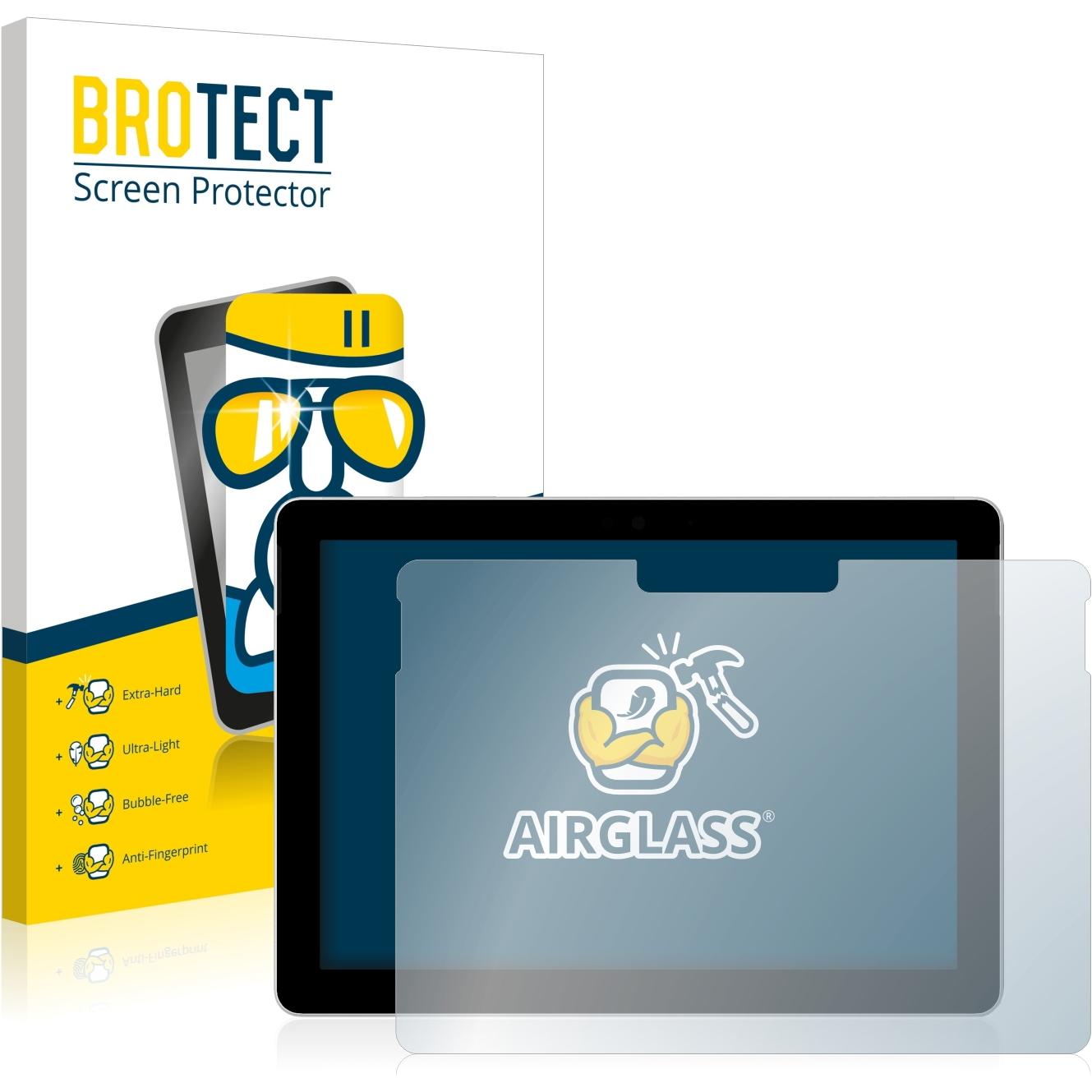 BROTECT AirGlass Panzerglasfolie (1 Stück, Surface Go 10), Tablet Schutzfolie