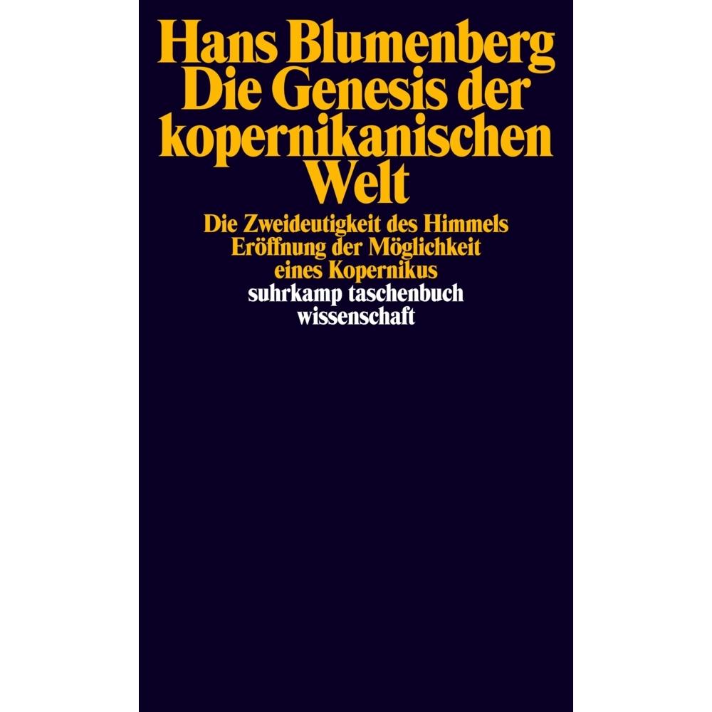 Die Genesis der kopernikanischen Welt 1-3, Fachbücher von Hans Blumenberg