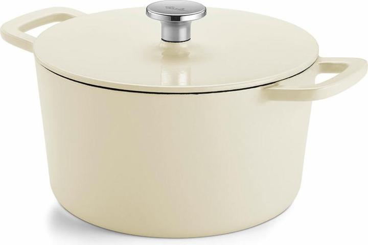 Image du produit Fissler Cocotte en fonte ronde, ivoire blanc (24 cm, Cocotte + faitout, Fonte)