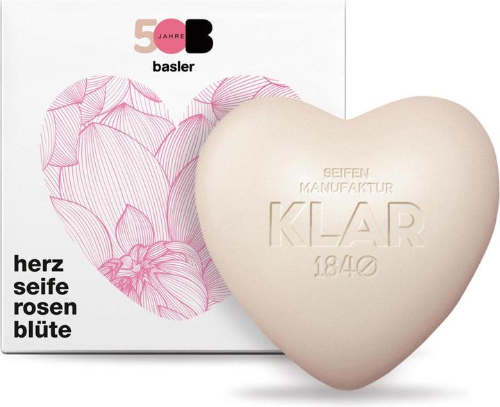 Actual product image Klar Heart Soap Rose Blossom (Hard soap)