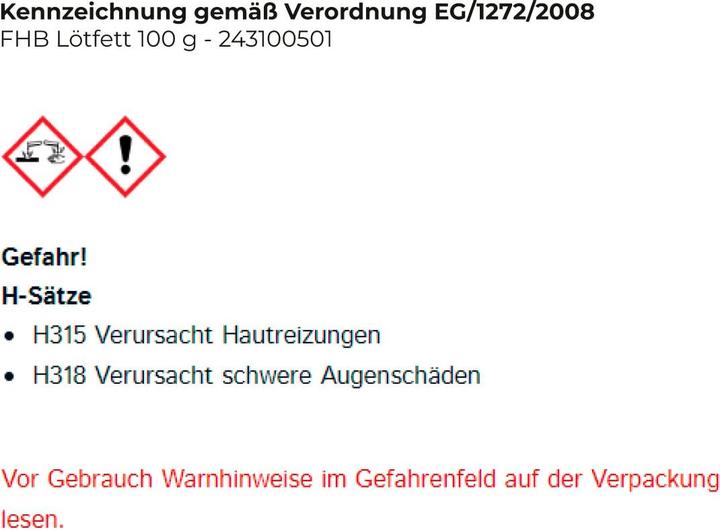 Actual product image Haupa Flux 100g tin paste 160096 (Soldering grease)