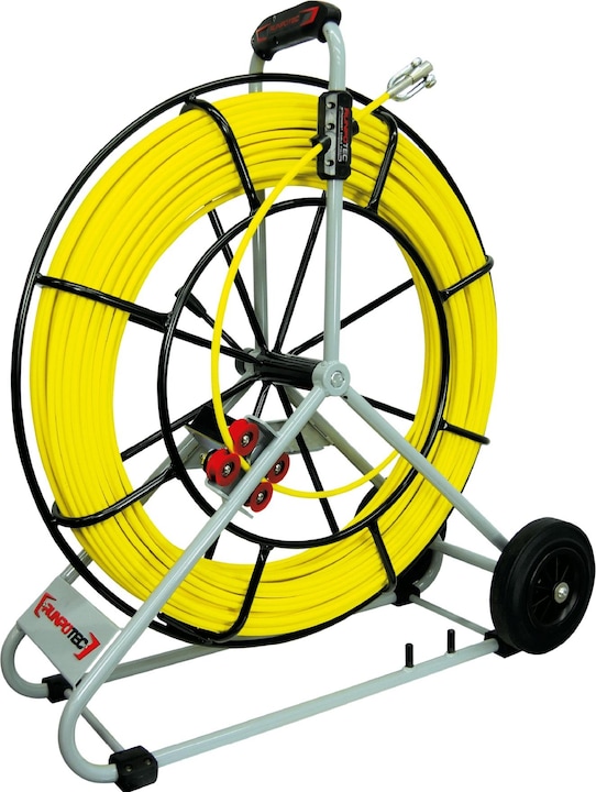 Produktbild Runpotec RUNPO 10085 GF9 Glasfaserstab Ã9mm 100m Kabeleinziehhilfe f.Rohrdm 60 200mm (100 m)