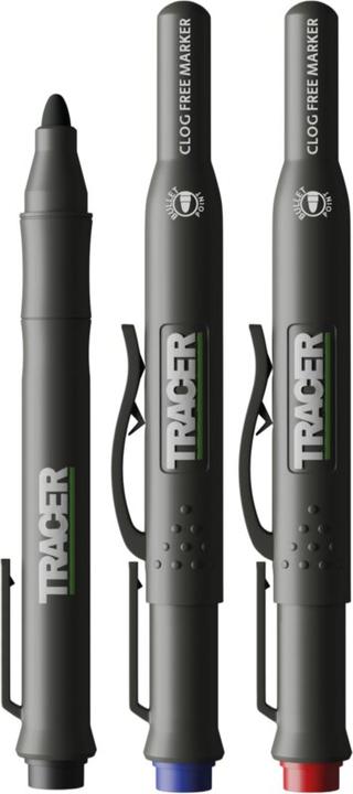 Actual product image Tracer ACF-MK3 Markierungssatz Schwarz/Blau/Rot (3x)