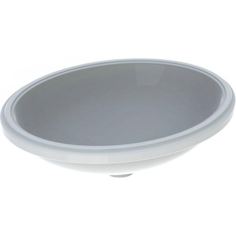 Thumbnail - Geberit, Waschbecken, VariForm Unterbauwaschtisch oval, 500x400mm, ohne Hahnloch, ohne Überlauf (400 mm, 500 mm)