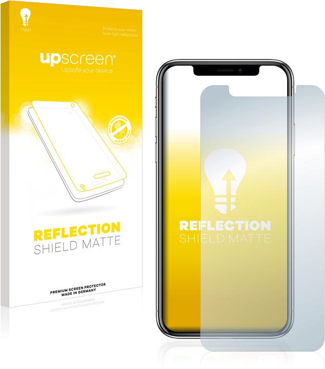 Actual product image upscreen Reflection Shield Protector Matte (1 Piece, Apple iPhone X)