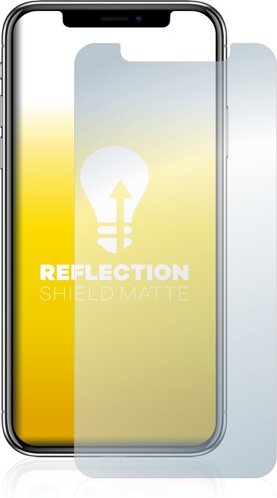 Actual product image upscreen Reflection Shield Protector Matte (1 Piece, Apple iPhone X)