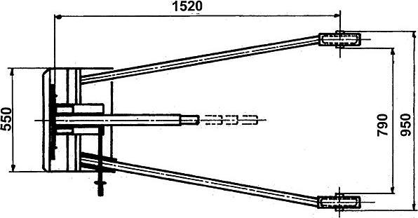 Immagine prodotto Janssen Hydraulik-Technik Gru per officina BLUE, portata 1000 kg, supporto mobile puntellato, sistema