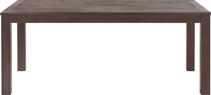 Produktbild Beliani Gartenmöbel Set Eukalyptusholz dunkelbraun 6-Sitzer TUSCANIA (180 cm)