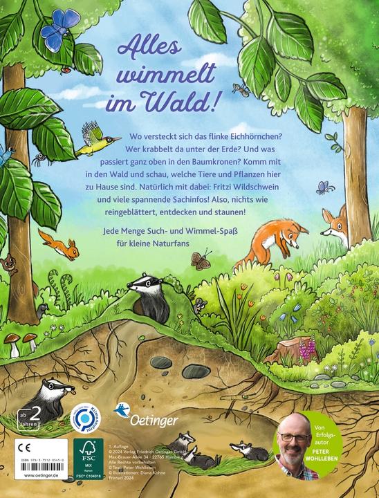 Immagine prodotto Das grosse Wald-Wimmelbuch (Tedesco)