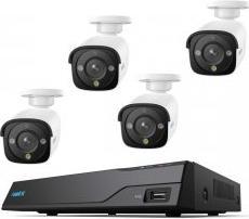 Productafbeelding Reolink NVS8-12MB4 (1x 8-kanaals NVR, 4x 12 MP camera) (4512 x 2512 Pixels)