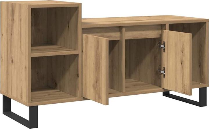 Image du produit vidaXL Armoire TV Lowboard Meuble TV Chêne Artisan (100 x 35 x 55 cm)