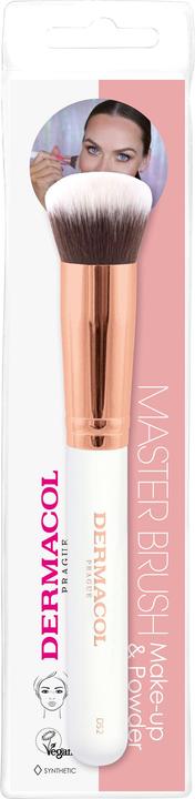 Dermacol Foundation & Powder Brush D52 Rose Gold - Make-up and Powder Brush (Foundation)