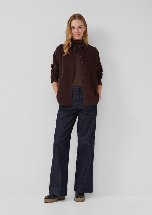 Immagine prodotto s.Oliver Bluse Feincordbluse mit Hemdkragen (48)
