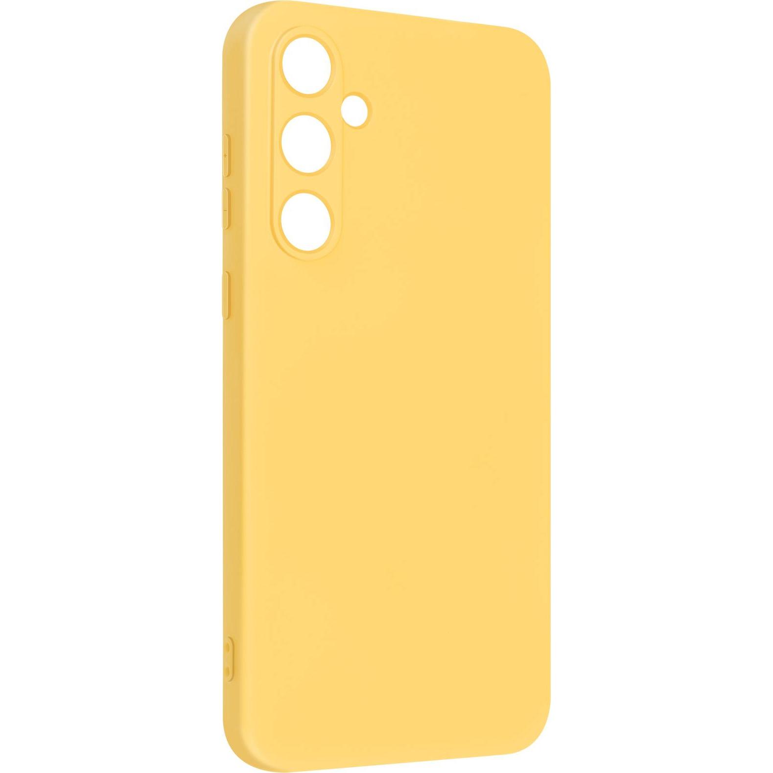 Thumbnail - Avizar Soft Touch Fast Cover Series (Samsung Galaxy A55), Smartphone Hülle, Gelb