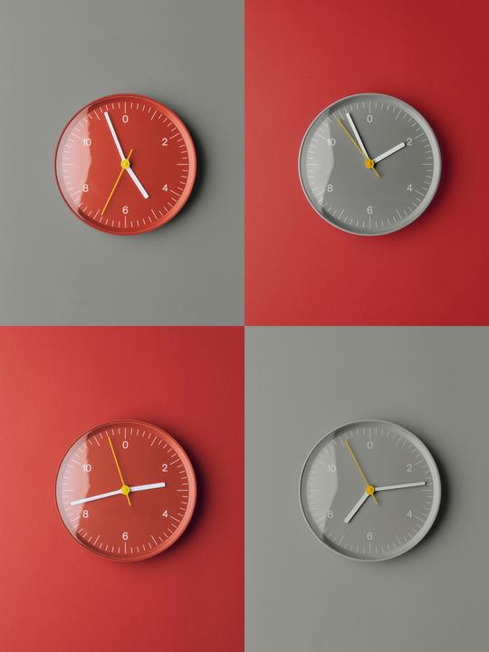 Actual product image HAY - Wall Clock - W26.5 cm - Grey (26.50 cm)