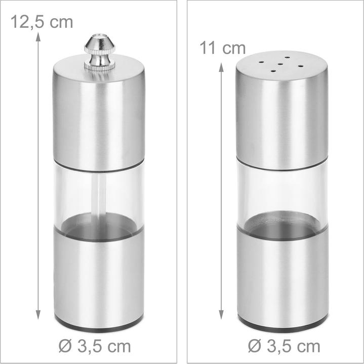 Actual product image Relaxdays Spice shaker (Pepper, Salt, Various spices)