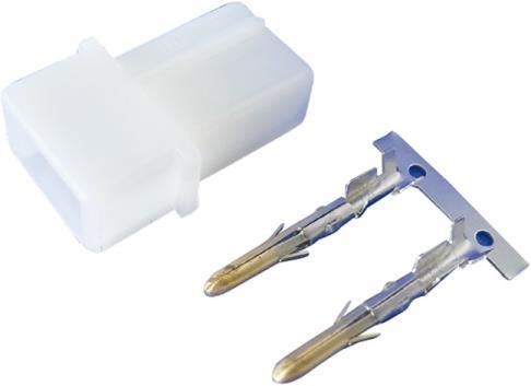 Actual product image Jamara AMP plug gold plated with housing VE2