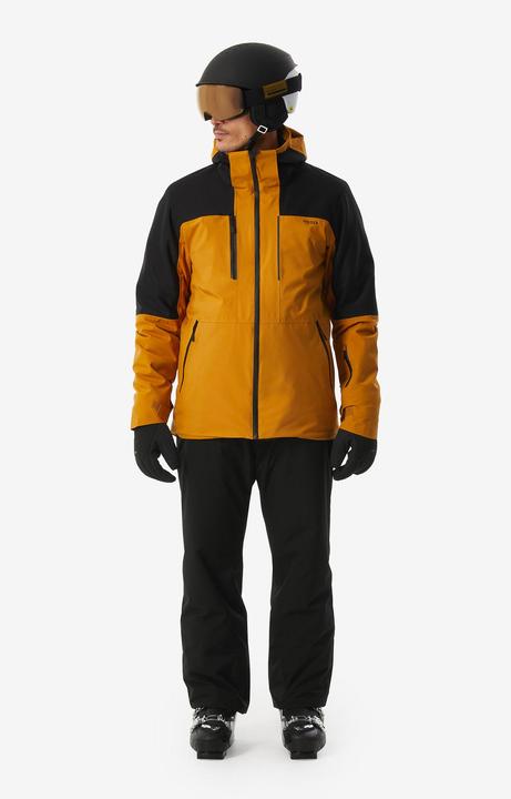 Produktbild Wedze Skijacke Herren wasserdicht und strapazierfähig - 500 camel/schwarz (XXL)