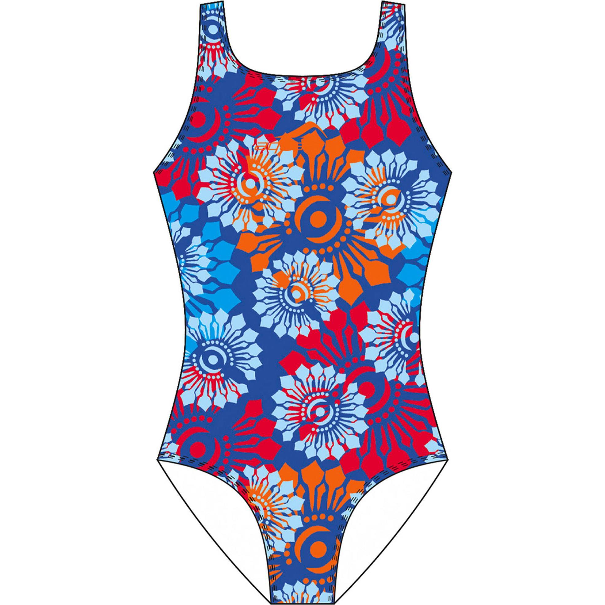 Aqua Feel, Bambine, Costume da bagno intero, Mädchen Badeanzug, (128)