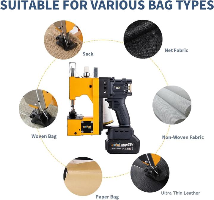 Produktbild Katsu Tools Fit-Bat Akku-Sacknähmaschine 21V