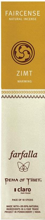 Actual product image Farfalla Faircense incense sticks cinnamon (10 pcs)
