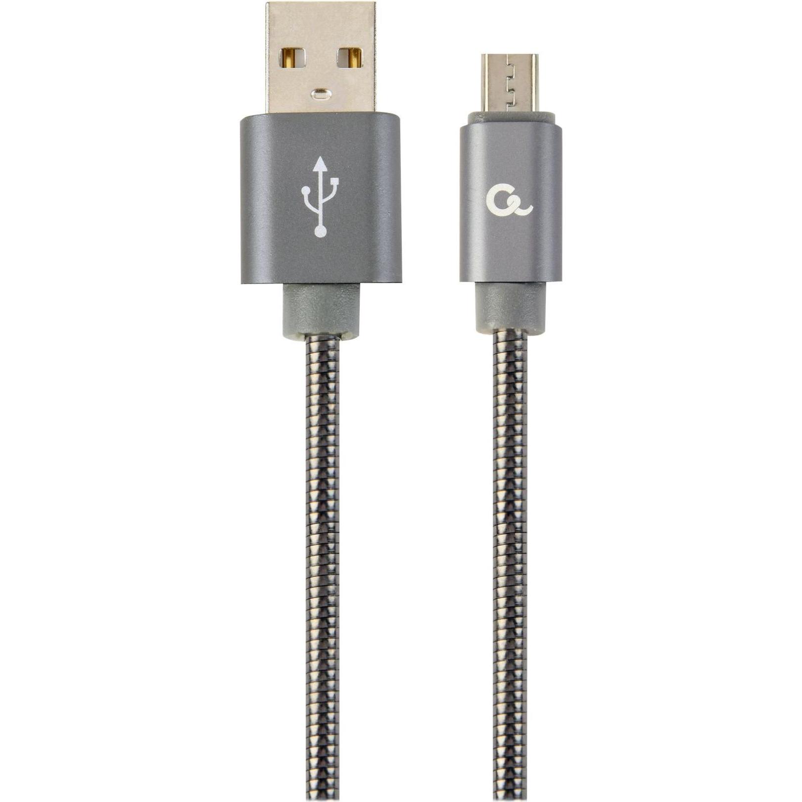 Gembird CC-USB2S-AMMBM-1M-BG Cavo USB USB 2.0 Micro USB B USB A Grigio (1 m, USB 2.0), Cavo USB
