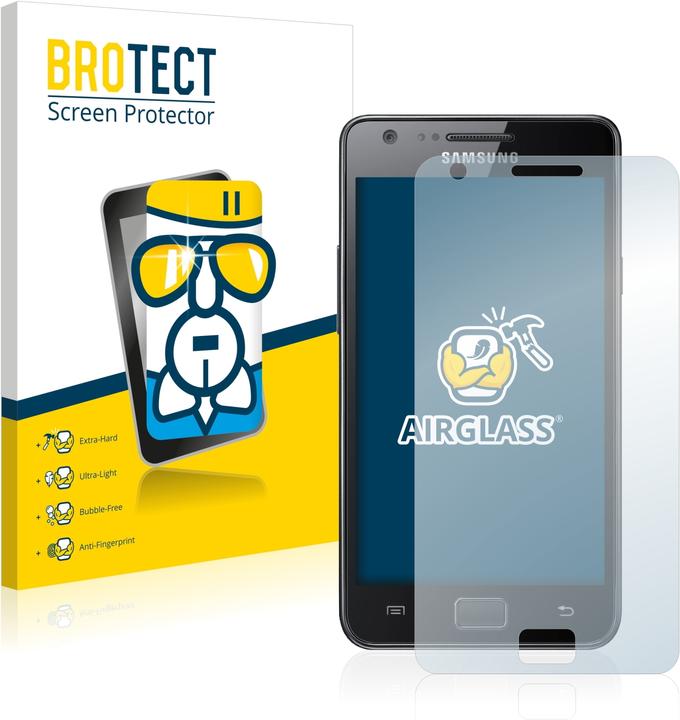 Produktbild BROTECT AirGlass Premium (1 Stück, Samsung Galaxy S2)