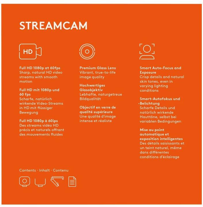 Image du produit Logitech StreamCam (2 Mpx)