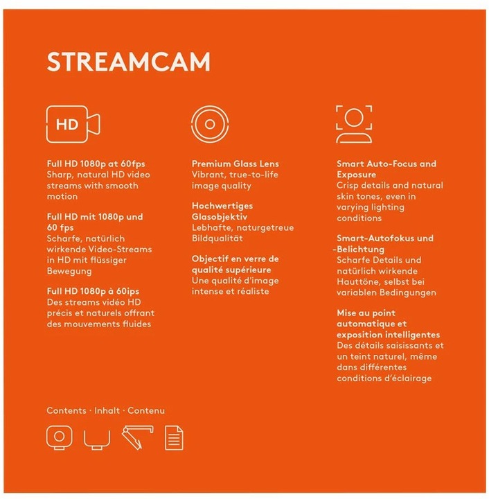 Produktbild Logitech StreamCam (2 Mpx)