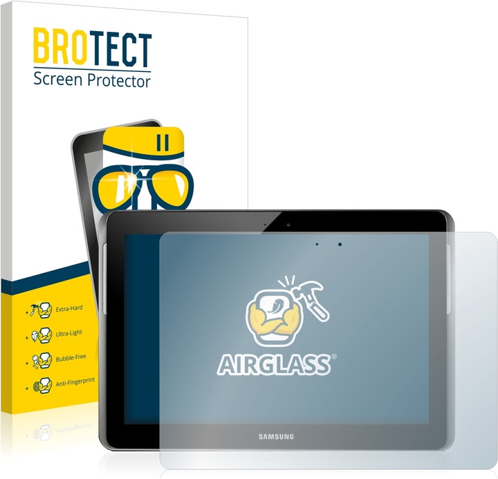 Productafbeelding BROTECT AirGlass kogelwerende glasfolie (1 Stuk, Galaxy Tab GT-P5110)