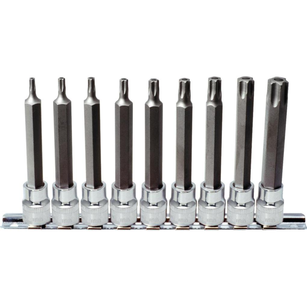 KS Tools, Steckschlüssel + Stecknuss, 3/8" CHROMEplus Bit-Stecknuss-Satz