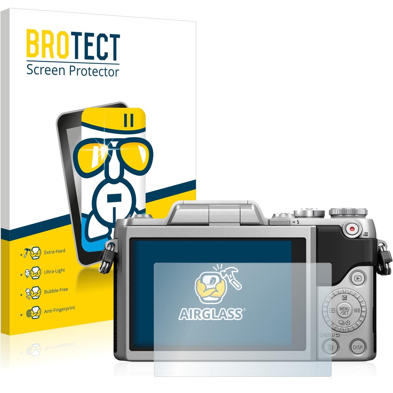 BROTECT AirGlass Panzerglasfolie (Displayschutz, lumix dmc-gf7), Kameraschutz, Transparent