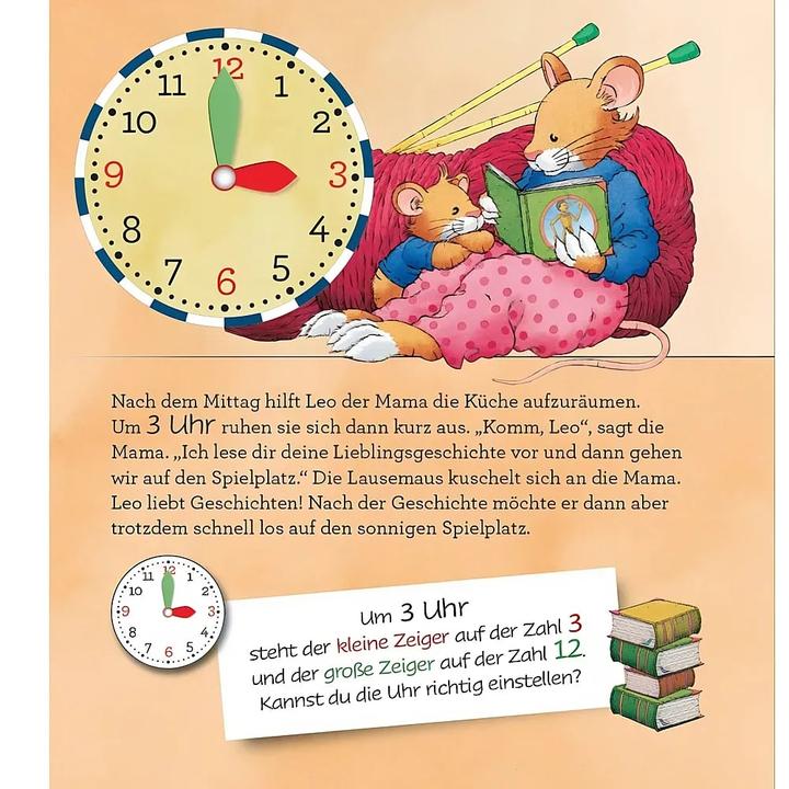 Produktbild Leo Lausemaus lernt die Uhr (Deutsch, LingenVerlag, 2018)