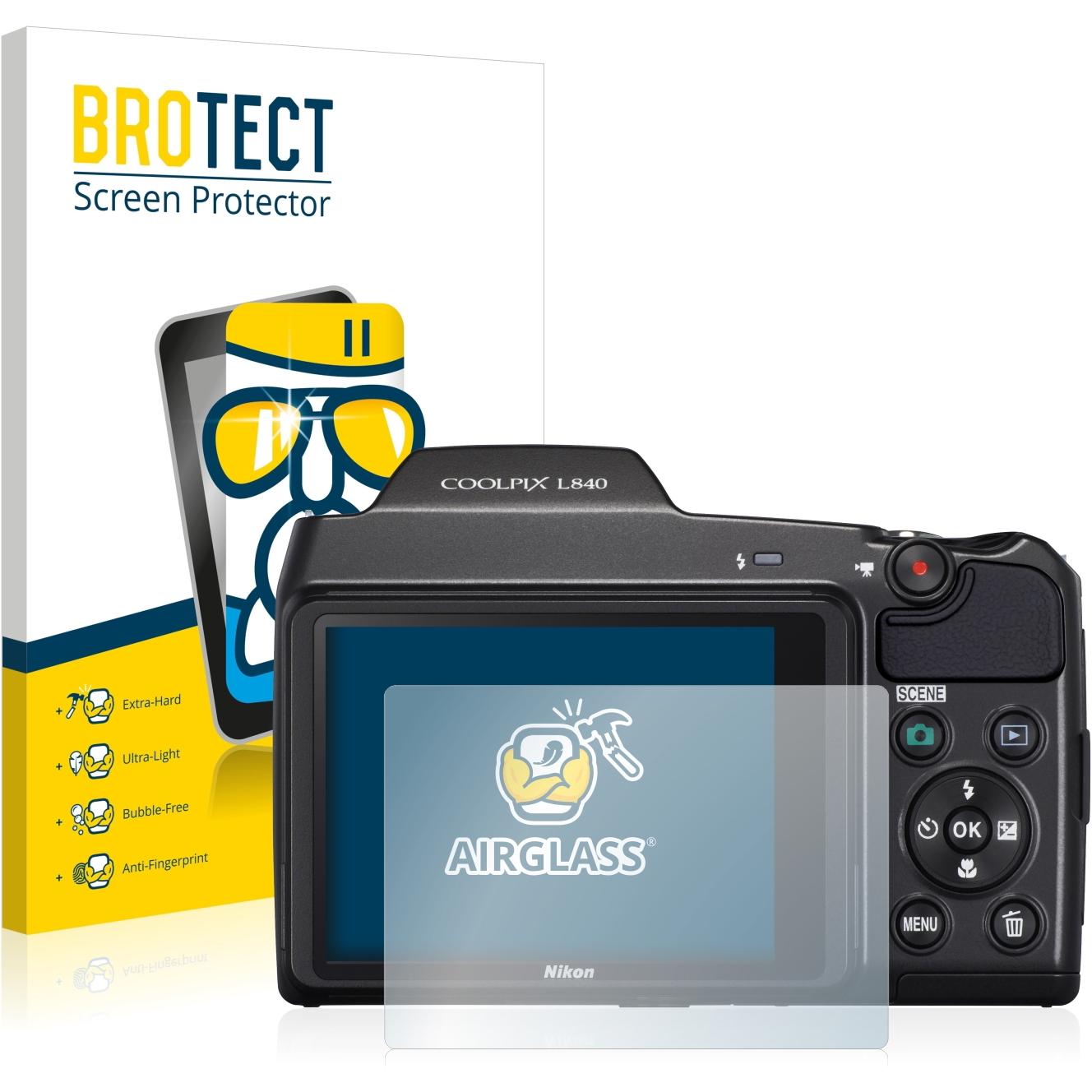 BROTECT AirGlass Panzerglasfolie (Displayschutz), Kameraschutz