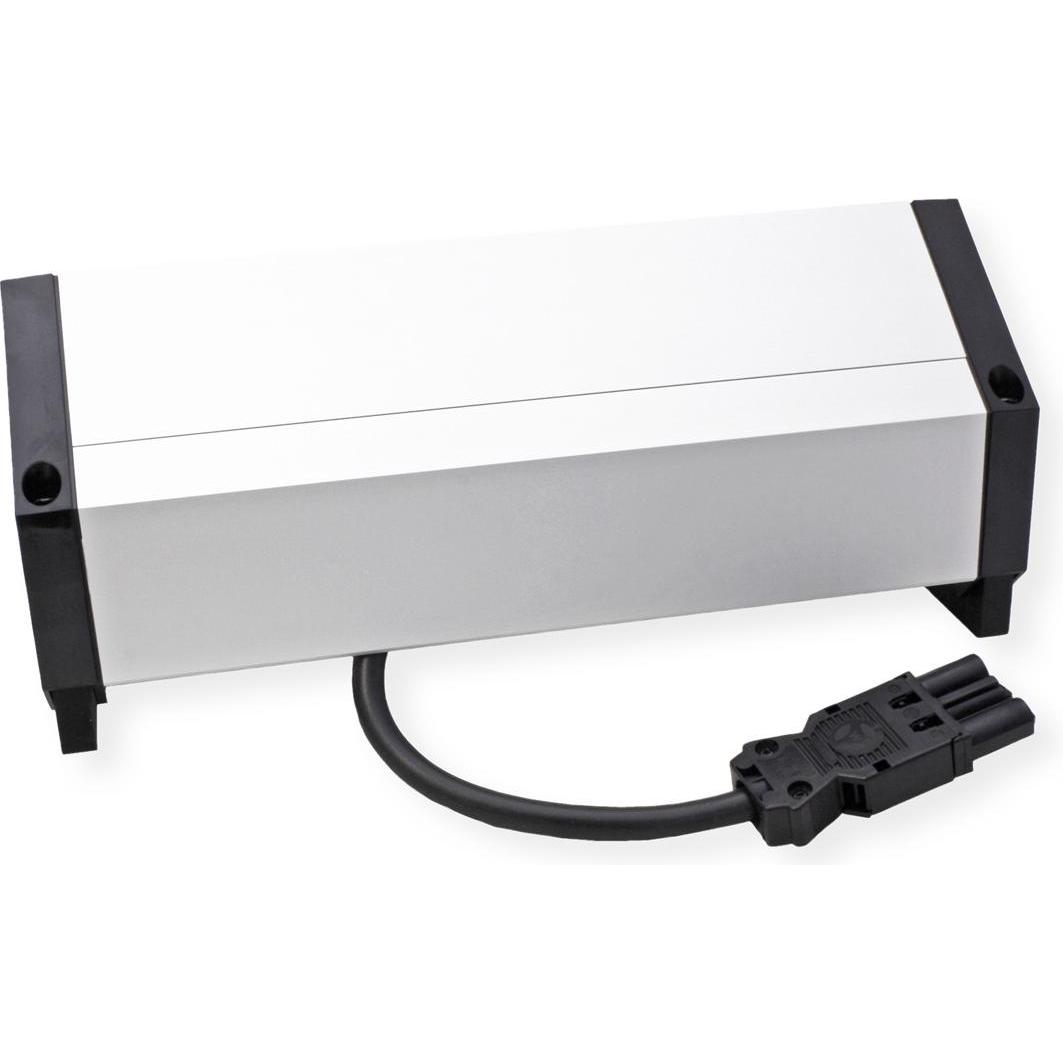 Bachmann, Steckdosenleiste, DESK2 ALU BLACK 2xUTE 1xC 60W (2 x, CEE 7/5, CEE 7/3, 0.20 m)