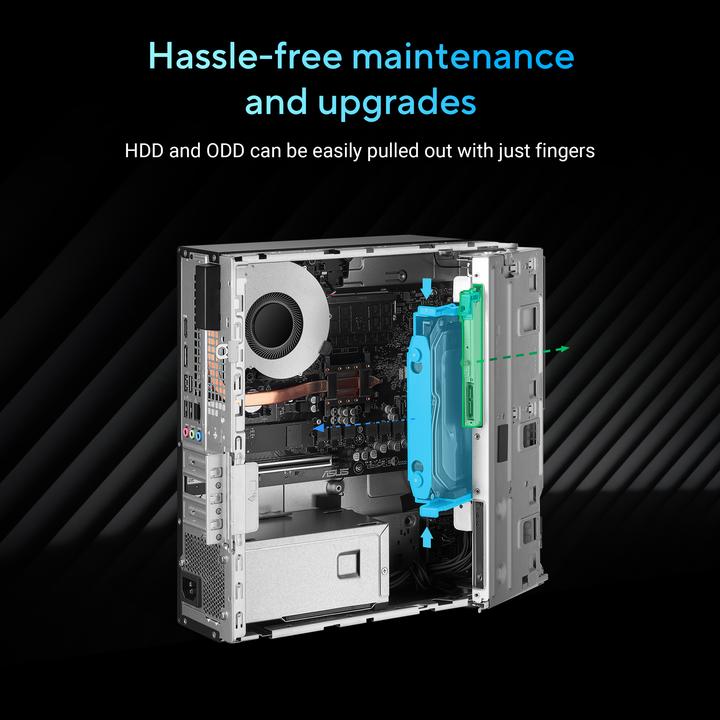 Actual product image ASUS ExpertCenter P5 C5-210H 16 512 SFF P500SV-05210H009X W11P (512 GB, 16 GB)