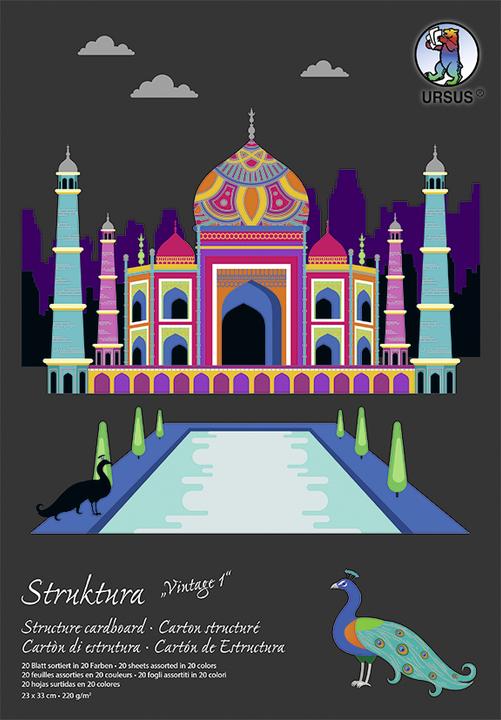 Actual product image Ursus Paper Set "Struktura Vintage (220 g/m², 20 x)