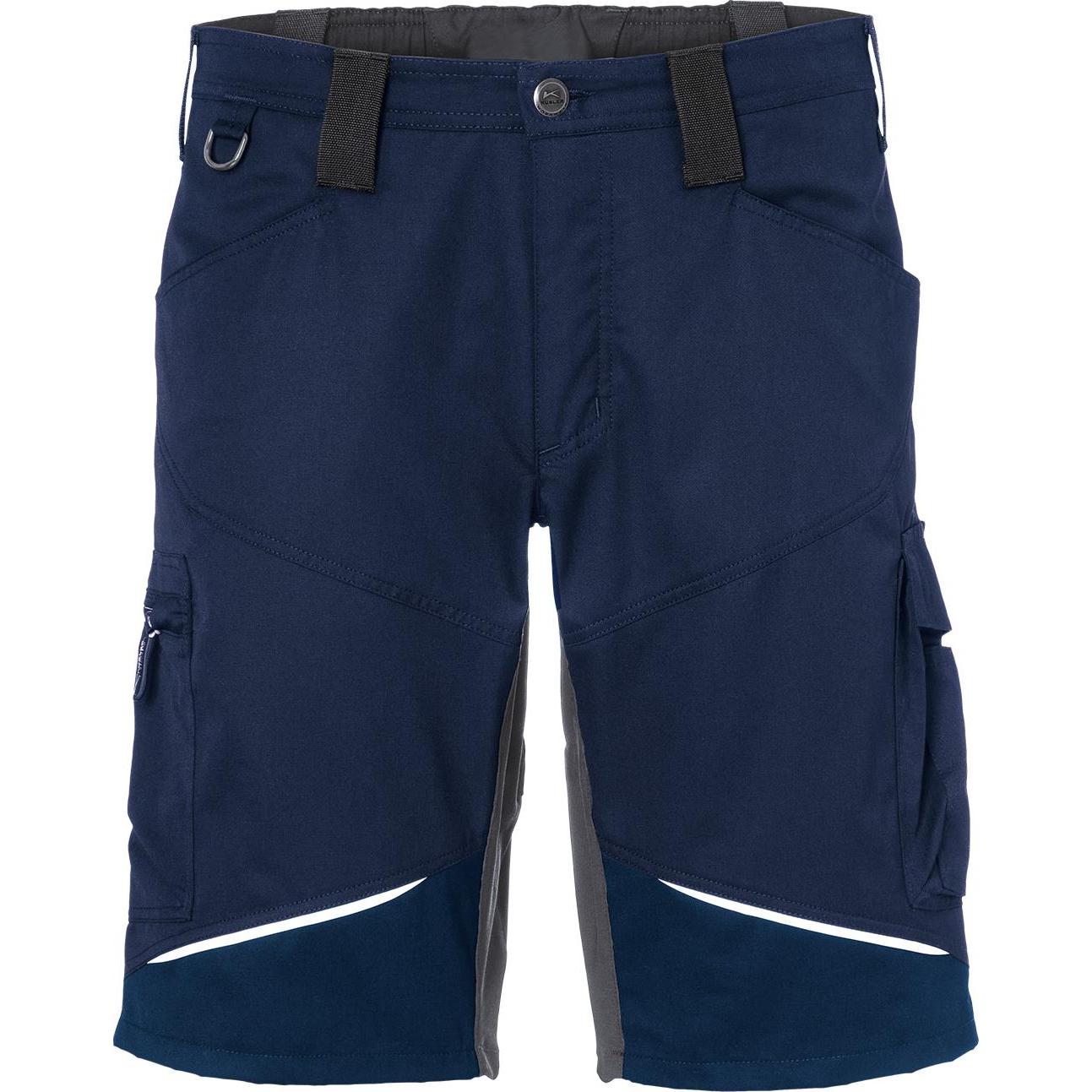 Kübler, Herren, Shorts, Stretchshorts ACTIVIQ dunkelblau/anthrazit Form 2950 Grösse 54, Blau, (54)
