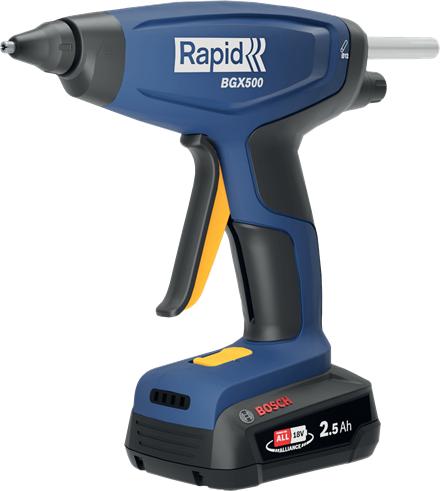 Produktbild Rapid Akku-Heissklebepistole BGX500 18V P4A im Koffer inkl Akku und Ladegerät
