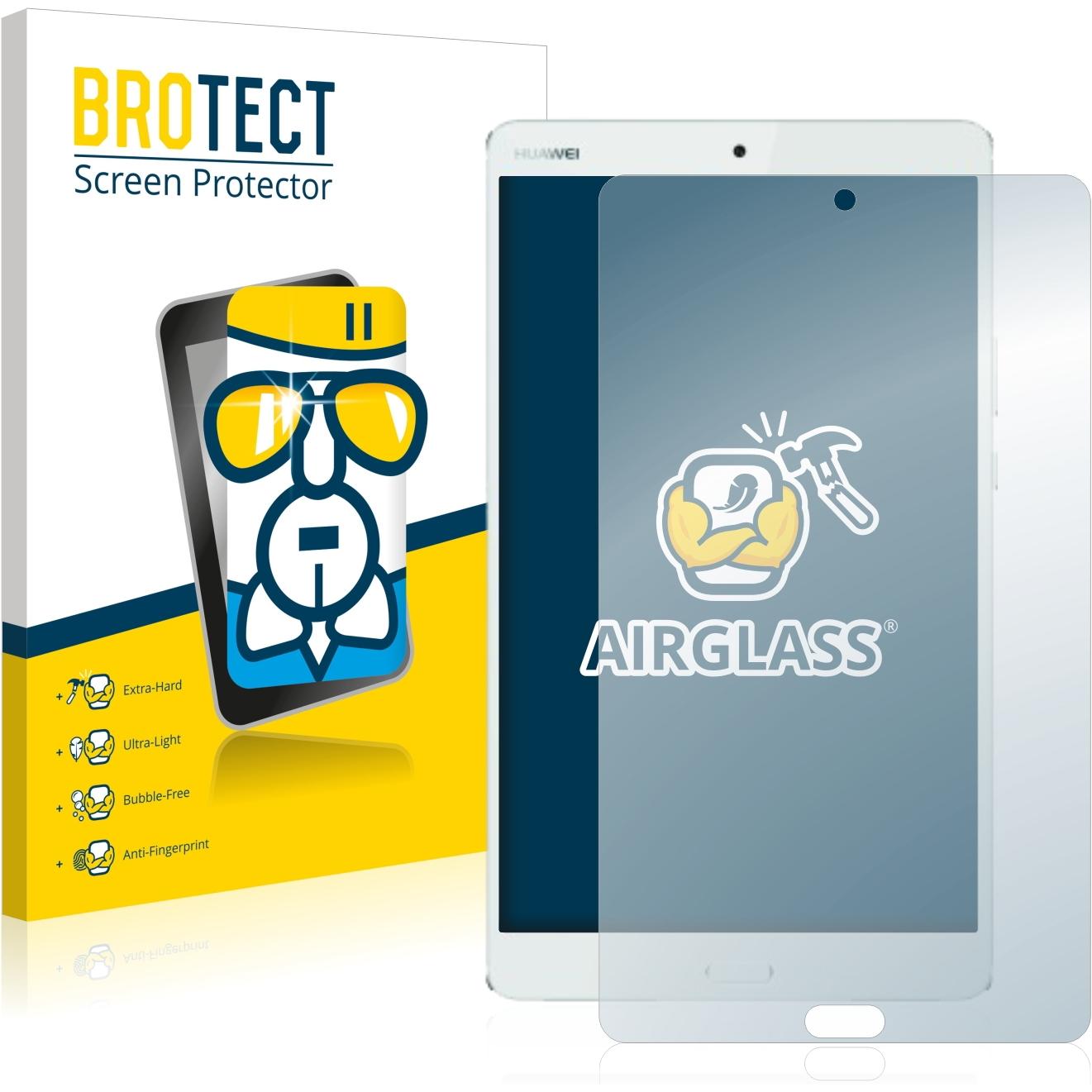 BROTECT AirGlass Panzerglasfolie (1 Stück, MediaPad M3 8.4), Tablet Schutzfolie