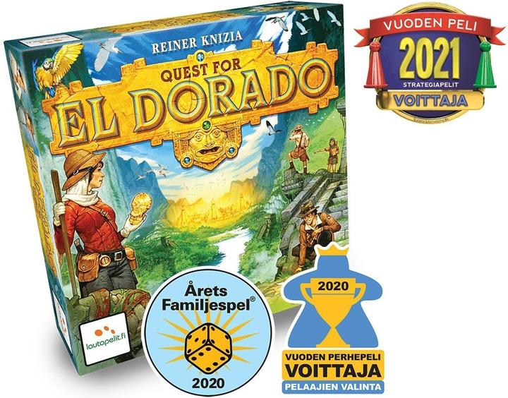Actual product image Lautapelit Quest for El Dorado (Nordic+EN) (English)