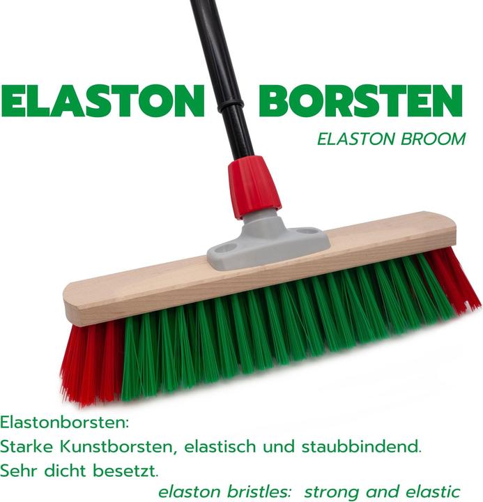 Actual product image Novaliv Sweeping Broom Broom with telescopic handle Street broom with handle Garden broom Industrial broom (1 pcs.)