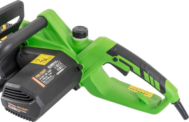 Produktbild Procraft K2000 Kettensäge 1800 Watt 406 mm Schnittlänge (Elektro Kettensäge)