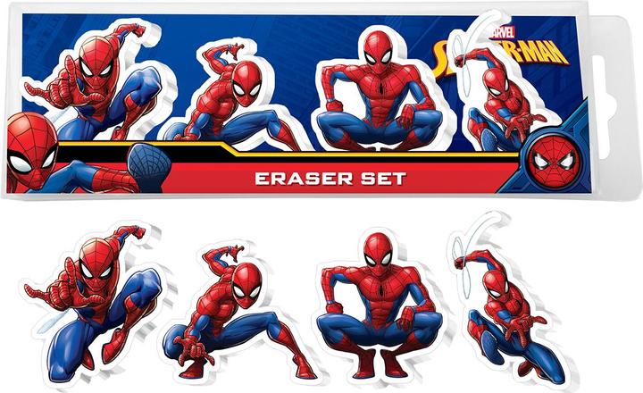 Produktbild Euromic SPIDERMAN 4-pack erasers in box